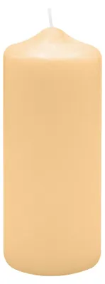 Produktbild von Spitzkopf Stumpen Kerzen Beige 15 x Ø 5 cm, 12 Stück