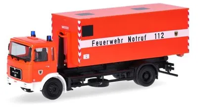 Produktbild von Herpa MAN F8 Wechsellader-LKW Feuerwehr Dortmund 956888