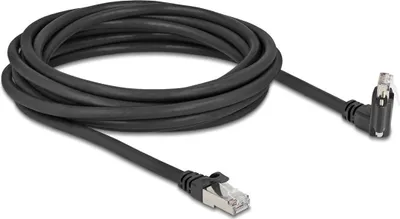 Zdjęcie produktu dla DeLOCK 80920, 5 m, Cat6, S/FTP (S-STP), RJ-45, RJ-45, Czarny