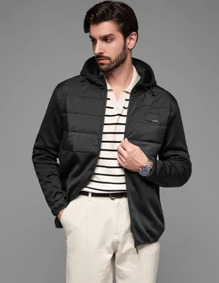 Produktbild von Ombre Clothing Übergangsjacke für Männer Atalia schwarz XL