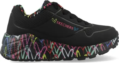 Obrázok produktu pre Juniorská športová obuv Skechers 314976L-BKMT Uno Lite black r. 36