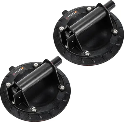 Produktbild von TolleTour Saugheber Glasheber 2x Saugnäpfe Einhandbedienung Glassauger max.120KG