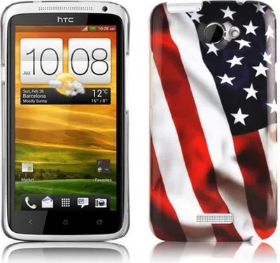 Produktbild von Cadorabo Hülle für HTC ONE X / X+ Schutz Hülle in Rot Hard Case Schutzhülle Handyhülle Cover Etui