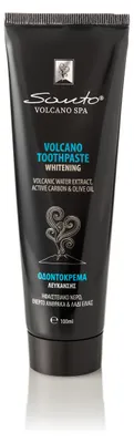 Produktbild von Santo Volcano Whitening Zahnpasta mit Vulkanwasser & Bio-Olivenöl 100 ml