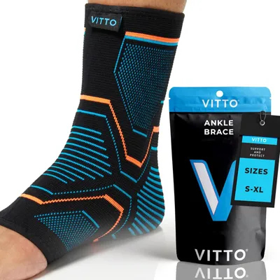 Produktbild von Sprunggelenkbandage Knöchelbandage Knöchelstütze - Kompression und Stütze - Elastisches Material - Für Fußball und Laufen