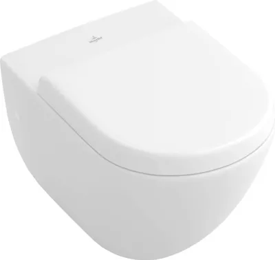 Produktbild von Villeroy & Boch Subway Wand-Flachspülklosett 370 x 560mm - Weiß Alpin - 66031001