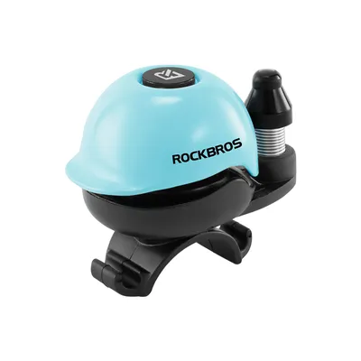 Produktbild von ROCKBROS Fahrradklingel Mountainbike Handklingel Mini Fahrrad Klingel für 22-34mm Blau