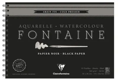 Obrázok produktu pre Clairefontaine 975313C Skicár 12 26 x 19 cm 300 g