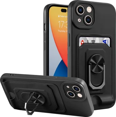 Immagine prodotto di Custodia König Design compatibile con Apple iPhone 14 Pro Max - Custodia morbida in plastica per cellulare - Colore: nero