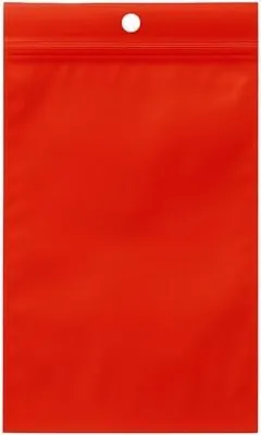 Image de Sachets à cordon 80 x 120 mm, 50 µm, 50 pièces, ROUGE