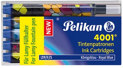Produktbild von Pelikan Tintenpatronen LTP/F/5 königsblau (5 Patronen)
