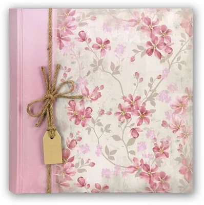 Produktbild von ZEP Fotoalbum Garden rosa 24x24 cm