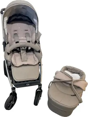 Produktbild von Gesslein Kinderwagen F4 Air+ schwarz/tabak/C2 X99X99