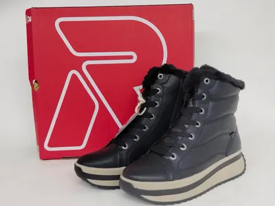 Produktbild von Rieker Damen Winterstiefeletten 29292-36, 29292-37, 29292-38, 29292-39, 29292-40, 29292-41, 29292-42, 29292-43 RIE-W0963 schwarz/schwarz 36