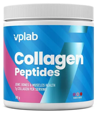Produktbild von VPLab Hydrolysierte Kollagenpeptide 300g 30 Portionen mit Vitamin C Magnesium