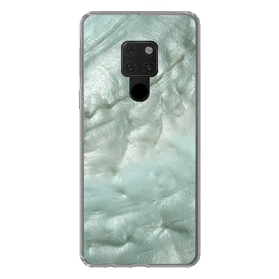 Produktbild von MuchoWow® Handyhülle Schutzhülle Hülle für Huawei P40 Lite Natursteine - Grün - Perlmutt Silikon Softcase Handy Hülle - Handy