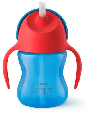 Philips Avent SCF796/01 Trinkbecher mit Strohhalm, 200 ml, ab 9 Monaten