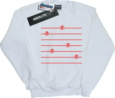 Produktbild von Marvel - "Avengers Endgame" Sweatshirt für Herren BI6151 (5XL) (Weiß)