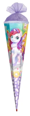 Obrázek produktu pro ROTH 678924 ROTH Schultüte "Feen-Pferd Flora", eckig, 850 mm