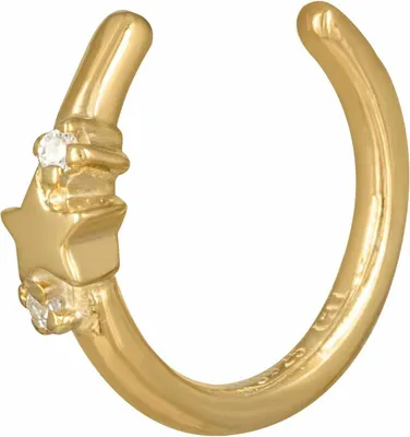 Produktbild von cai Ear Cuff 925/- Sterling Silber 0,9cm gelb Zirkonia weiß 274220129-1