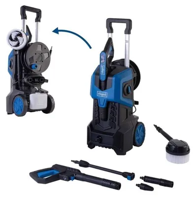 Produktbild von SCHEPPACH SHD180 Elektro-Hochdruckreiniger 2400 W, 180 bar max., 480 l/h, 8 m Schlauch, 800 ml Reinigertank