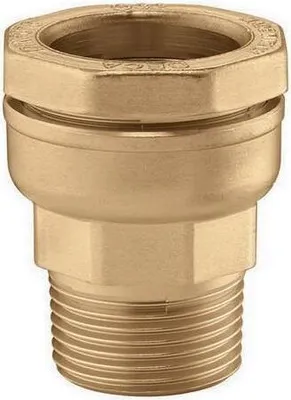 Immagine prodotto di Raccordo a vite in ottone 20 mm x 1/2 pollice filettatura esterna tubo PE