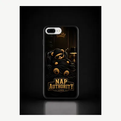 Productafbeelding van iPhone 7 / 8 Plus hoesje, telefoonhoesje, beschermhoesje, case met slaapmotief – LUNØIR ©