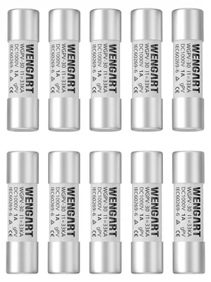 PV-Sicherung 10x38mm DC1000V 33kA 1A 10 Stück