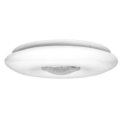 Image de Plafonnier LED rond avec télécommande VELA blanc 24 W, nuances de blanc, 1 820 lm, plastique, dimensions : 5 x 41 x 41 cm, IP20, Milagro