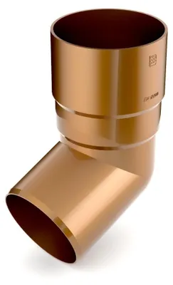 Immagine prodotto di BRYZA Gomito di scarico 67° in plastica Ø 90 mm, rame RAL personalizzato