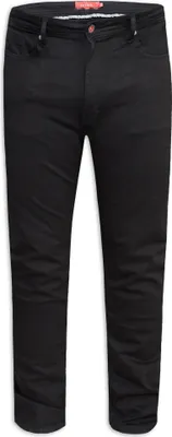Produktbild von Duke - "D555 Claude" Jeans für Herren DC188 (34L) (Schwarz)