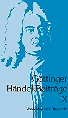 Immagine prodotto di Göttinger Händel-Beiträge, Band 9