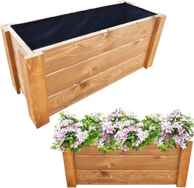 Produktbild von Famanu Pflanzenkasten für Garten und Terrasse - Nachhaltige Blumenkiste