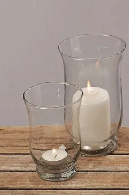 Produktbild von Windlicht Glas H.11/15 cm 2er Set