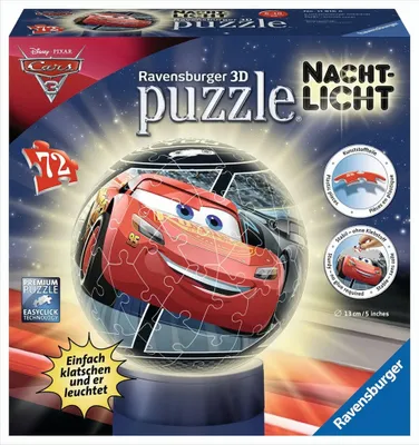 Produktbild von Ravensburger Nachtlicht Puzzle: Cars 3