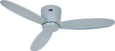 Zdjęcie produktu dla Energooszczędny wentylator sufitowy z pilotem Eco Plano II 112 cm jasnoszary