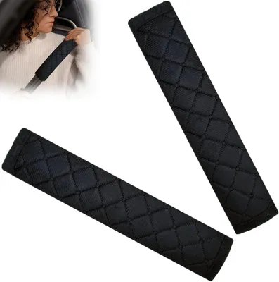 Imagen del producto de Acolchados para cinturón de seguridad, suaves, 2 unidades, 27 cm, color , para mayor comodidad en el automóvil