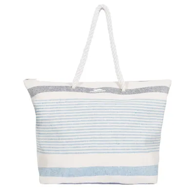 Produktbild von Trespass Damen Shopper Totba TP4819 (Einheitsgröße) (Weiß/Blau gestreift)