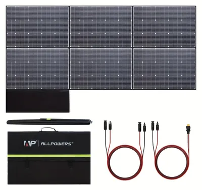 Obrázok produktu pre Solárny panel - Solárna doska - Solárna článok - Skladacia doska - Prenosný solárny panel - Výkon 600 W