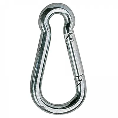Produktbild von Waldhausen Führstrick-federhaken Silber  Silber One Size
