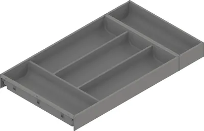 Produktbild von BLUM AMBIA-LINE Besteckeinsatz NL550mm,B300mm, Stahl indiumgrau