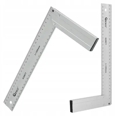 Image de Équerre de menuiserie/bâtiment en aluminium de 300 mm (60)