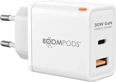Obrázok produktu pre BOOMPODS GaN PD3.0 30W nabíjačka biela