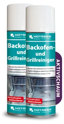 Produktbild von HOTREGA Backofen- und Grillreiniger 300ml, Ofenreiniger, Backofenspray, Backofenreiniger, Herdreiniger, Fettlöser