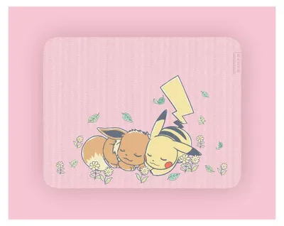 Immagine prodotto di Razer Gigantus V2 – Edizione Pikachu & Eevee, Rosa, Immagine, Schiuma, Microfibra, Gomma, Base antiscivolo, Tappetino per mouse da gaming