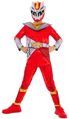 Produktbild von Power Rangers Cosmic Fury Red Ranger Kinderkostüm, KI-generiertes Bild