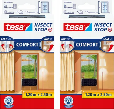 Image de Moustiquaire pour portes de balcon tesa 1,2x2,5m x2