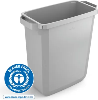 Zdjęcie produktu dla DURABLE Kosz na ?mieci DURABIN® ECO 60L prostok?tny, Szary, 1800503050, 6 Szt.