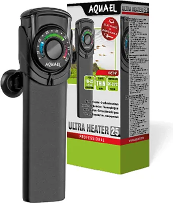 Imagen del producto de Aquael Ultra Heater D&N 25W: Resistencia calefactora para acuarios Aquael