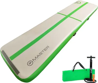 Zdjęcie produktu dla Airtrack ścieżka akrobatyczna MASTER 400 x 100 x 10 cm - Zielony